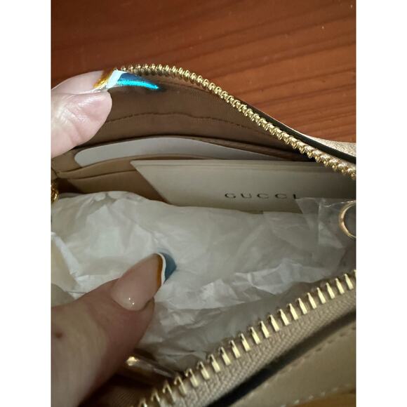 Gucci Morsetti Half Moon Mini Leather & Canvas NWT - Picture 9 of 9